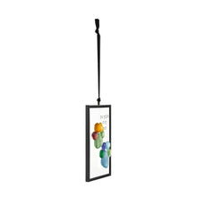 Load image into Gallery viewer, Rainbow Paw Prints on my Heart Suncatcher