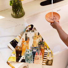 Load image into Gallery viewer, Cat Power 100% Cotton Tea Towel