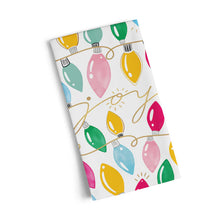 Load image into Gallery viewer, Merry Joy Lights 100% Cotton Tea Towel