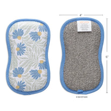 Load image into Gallery viewer, Blue Cornflower Scrubbie Set