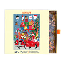 Load image into Gallery viewer, Festive Fun Car 500 Piece Christmas Puzzle