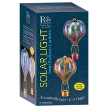 Load image into Gallery viewer, Swirl Balloon Solar Lantern LG - Purple