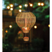 Load image into Gallery viewer, Wicker Solar HAB Lantern - LG