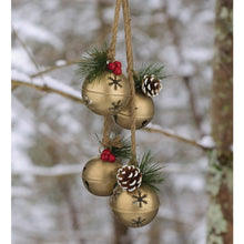 Load image into Gallery viewer, Bells Ornament - Gold