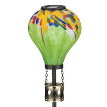 Load image into Gallery viewer, Murano Hot Air Balloon Solar Stake - Yellow