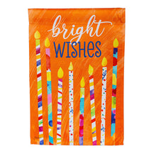 Load image into Gallery viewer, Birthday Party Reversible Suede Garden Flag