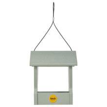 Load image into Gallery viewer, Small Hopper Feeder in Sage Green Recycled Plastic