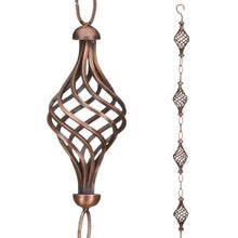 Load image into Gallery viewer, Rain Chain Copper Finial-4 : 8'