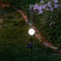 Load image into Gallery viewer, Garden of Wonder Rain Gauge with Solar Light