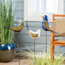 Load image into Gallery viewer, Fancy Metal Bird Garden Stake
