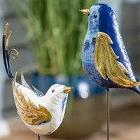 Load image into Gallery viewer, Fancy Metal Bird Garden Stake