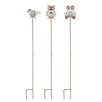 Load image into Gallery viewer, Glow in the Dark Garden Critters Garden Stake, 36"