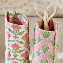 Load image into Gallery viewer, "Looking Good" Floral Block Print Weighted Eyeglass Holder