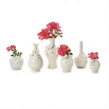 Load image into Gallery viewer, Vase with 3-D Sculpted Flowers SM