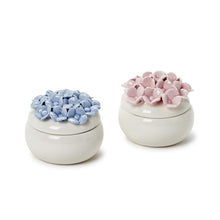 Load image into Gallery viewer, Hydrangea Trinket Jewelry Box with Lid