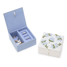 Load image into Gallery viewer, Hydrangea Small Jewelry Box with Beaded Tassel