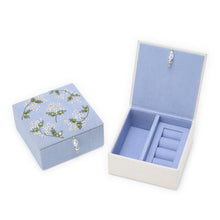 Load image into Gallery viewer, Hydrangea Small Jewelry Box with Beaded Tassel