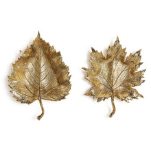 Load image into Gallery viewer, Golden Leaf Tray / Bowl