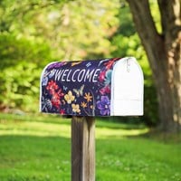 Load image into Gallery viewer, Butterfly Garden Mailbox Cover