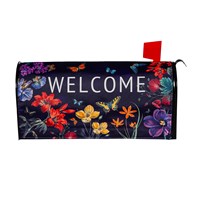 Load image into Gallery viewer, Butterfly Garden Mailbox Cover