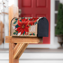 Load image into Gallery viewer, Joy Poinsettia Mailbox Cover