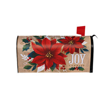 Load image into Gallery viewer, Joy Poinsettia Mailbox Cover