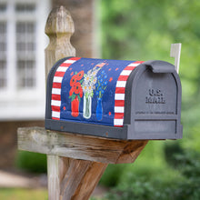 Load image into Gallery viewer, Patriotic Floral Mailbox Cover
