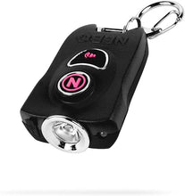 Load image into Gallery viewer, NEBO MYPAL Rechargeable Keychain Flashlight & Safety Alarm - Black