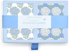 Load image into Gallery viewer, Hydrangea Double Deck Textured Playing Cards in Gift Box