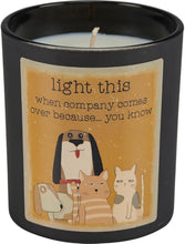 Load image into Gallery viewer, When Company Comes Over Jar Candle