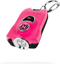 Load image into Gallery viewer, NEBO MYPAL Rechargeable Keychain Flashlight & Safety Alarm - Pink