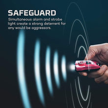 Load image into Gallery viewer, NEBO MYPAL Rechargeable Keychain Flashlight & Safety Alarm - Pink