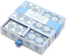 Load image into Gallery viewer, Hydrangea Double Deck Textured Playing Cards in Gift Box