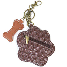 Load image into Gallery viewer, Chala Key Fob/Coin Purse - Pawprint