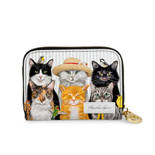 Load image into Gallery viewer, Mary Lake Thompson Cats Zipper Wallet