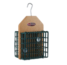 Load image into Gallery viewer, Recycled Double Hanging Suet Cage Feeder
