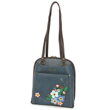 Load image into Gallery viewer, Chala Convertible Backpack Purse - Forget Me Not
