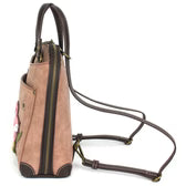 Load image into Gallery viewer, Chala Convertible Backpack Purse - Flamingo Group