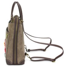 Load image into Gallery viewer, Chala Convertible Backpack Purse - Mushrooms