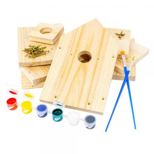 Load image into Gallery viewer, Kids Bird House Build & Paint Kit