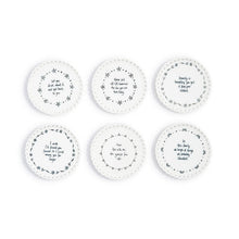 Load image into Gallery viewer, Flora Round Scallop Coasters