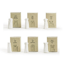 Load image into Gallery viewer, Sweet Friend Tall Matchbox Animal in Gift Box with Saying