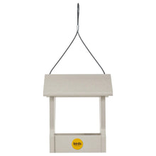 Load image into Gallery viewer, Small Hopper Bird Feeder in Sea Salt Recycled Plastic
