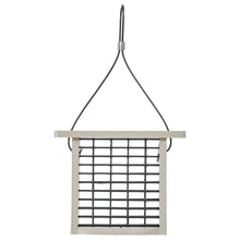 Load image into Gallery viewer, Suet Feeder for Single Cake in Sea Salt Recycled Plastic