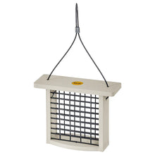 Load image into Gallery viewer, Suet Feeder for Single Cake in Sea Salt Recycled Plastic