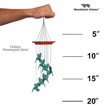 Load image into Gallery viewer, Hummingbird Spiral Habitats Woodstock Chime