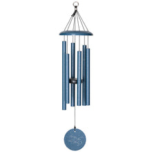 Load image into Gallery viewer, I Hear You in the Wind 27-inch Wind Chime Corinthian Bells® in Sky Blue