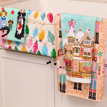 Load image into Gallery viewer, Happy Holidays 100% Cotton Tea Towel