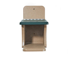 Load image into Gallery viewer, Squirrel Feeder Munch Box - Taupe & Green Recycled Plastic