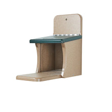 Load image into Gallery viewer, Squirrel Feeder Munch Box - Taupe & Green Recycled Plastic